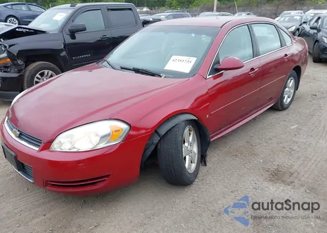 2009 Chevrolet Impala Lt из США, поврежденный, VIN 2G1WT57N591132875